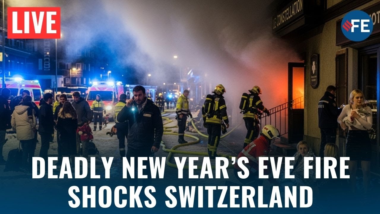 LIVE: Memorial Held for Victims of Deadly New Year’s Eve Bar Fire in Switzerland | Swiss Ski Resort