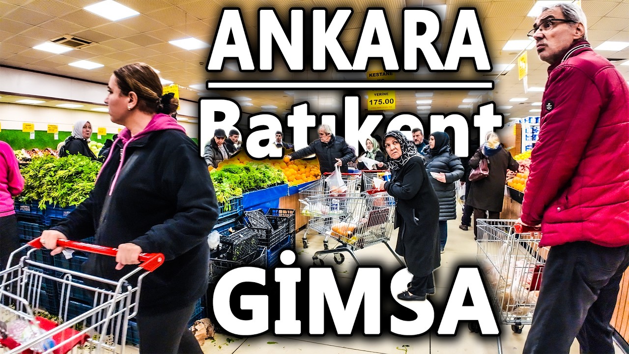 Batıkent Gimsa AVM 4K Yürüyüş Turu | Exploring Ankara’s Popular Mall