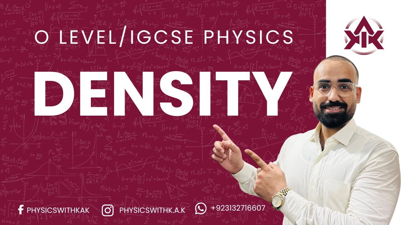 Density Units & Conversion | Common Densities + ρ = m/v | O Level Physics