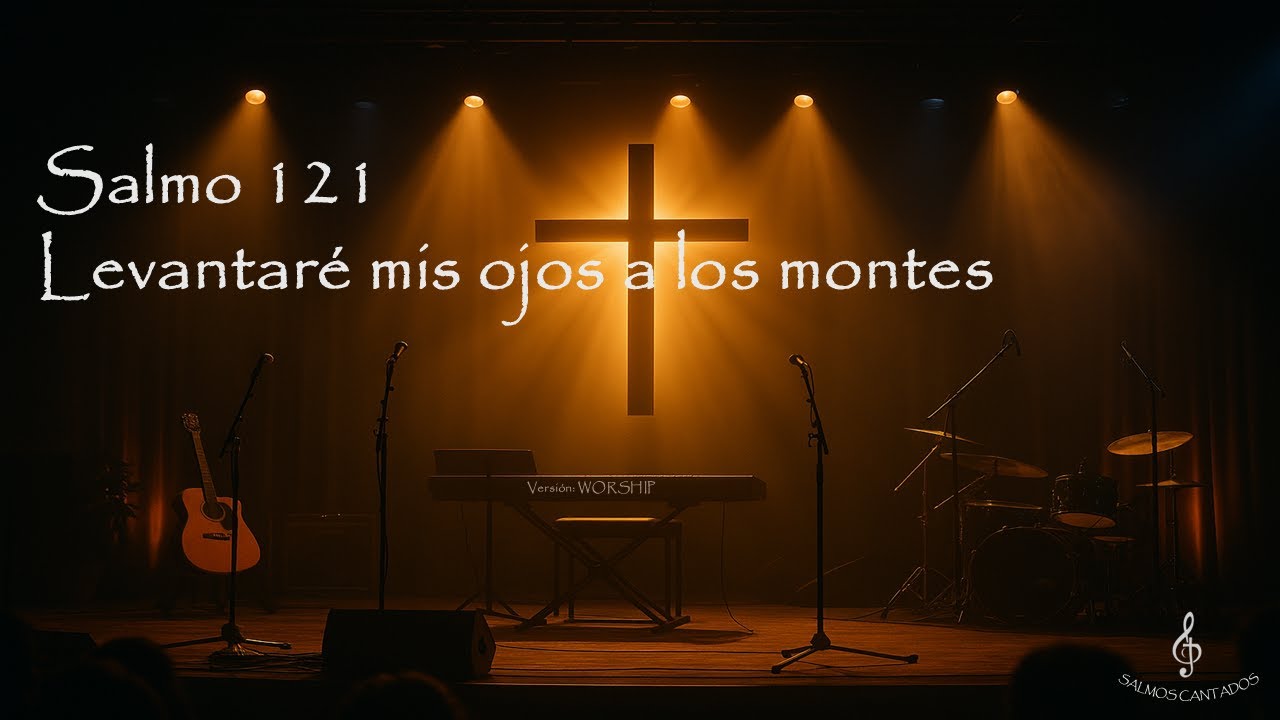 Salmo 121 – Levantaré mis ojos a los montes (Versión Worship) | Salmos Cantados