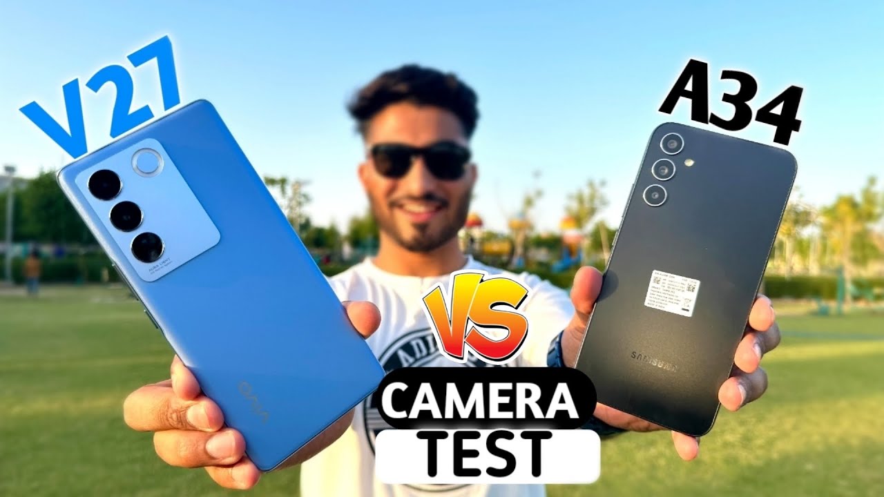Vivo V27 Vs Samsung A34 Camera Test | V27 Vs A34 Camera Compressin | Which Is Better