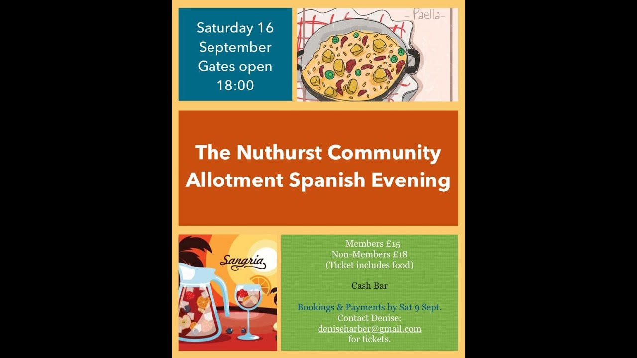 The Nuthurst Community Allotment - Spanish Evening