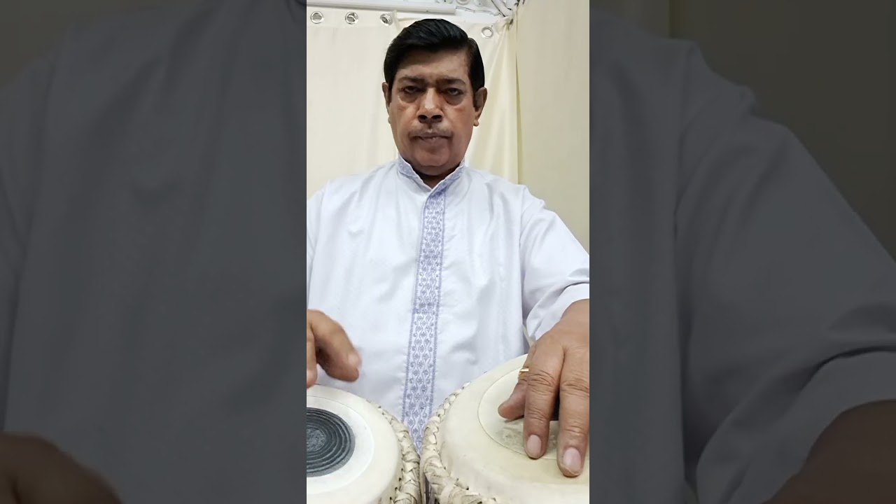 practice session of Tabla By Pandit Kishore Banerjee Top Grade Tabla PlayerNew Delhi India