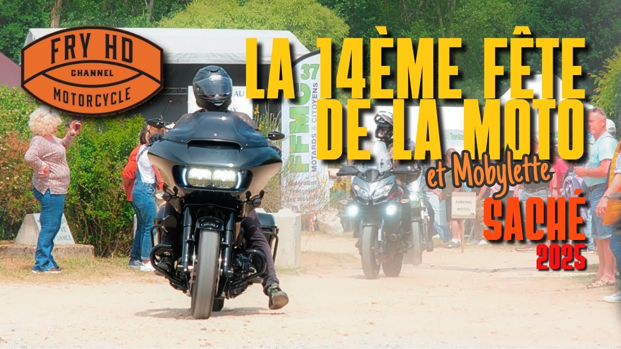 La fête de la moto à Saché.