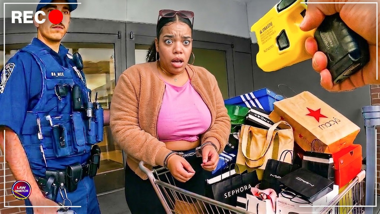 When a Shoplifter Realizes the Game Is Over