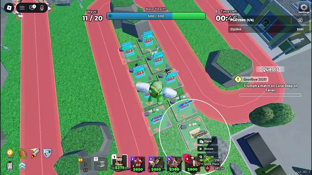 Speed run U-turn easy mode