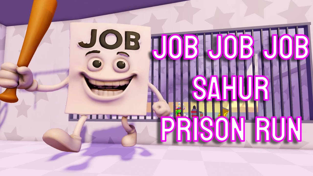 📃JOB JOB JOB SAHUR PRISON RUN! | Full Gameplay - NO Commentary