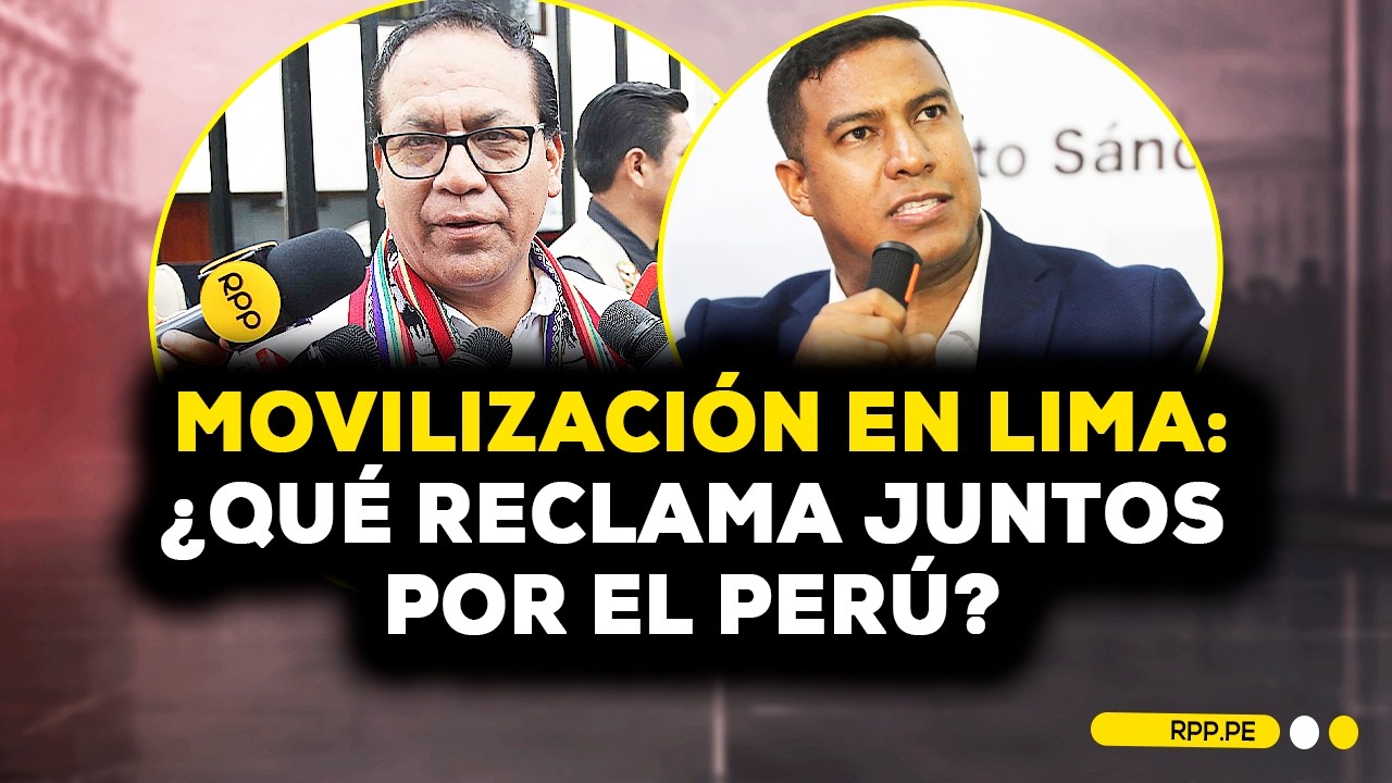 Marcha de Juntos por el Per&uacute; en Lima: el partido cuestiona actas y pide aclaraciones | RPP NOTICIAS