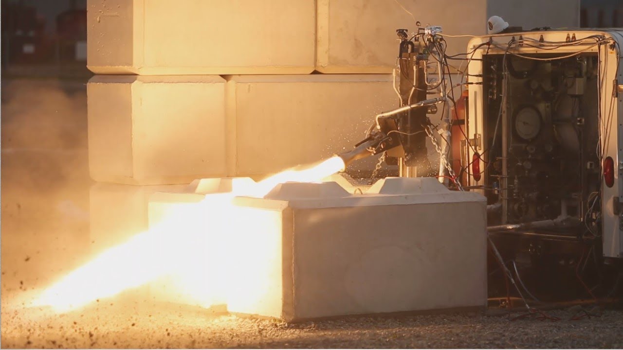 Launch Canada LR-101 Live Engine Firing - Fixed Cam 1