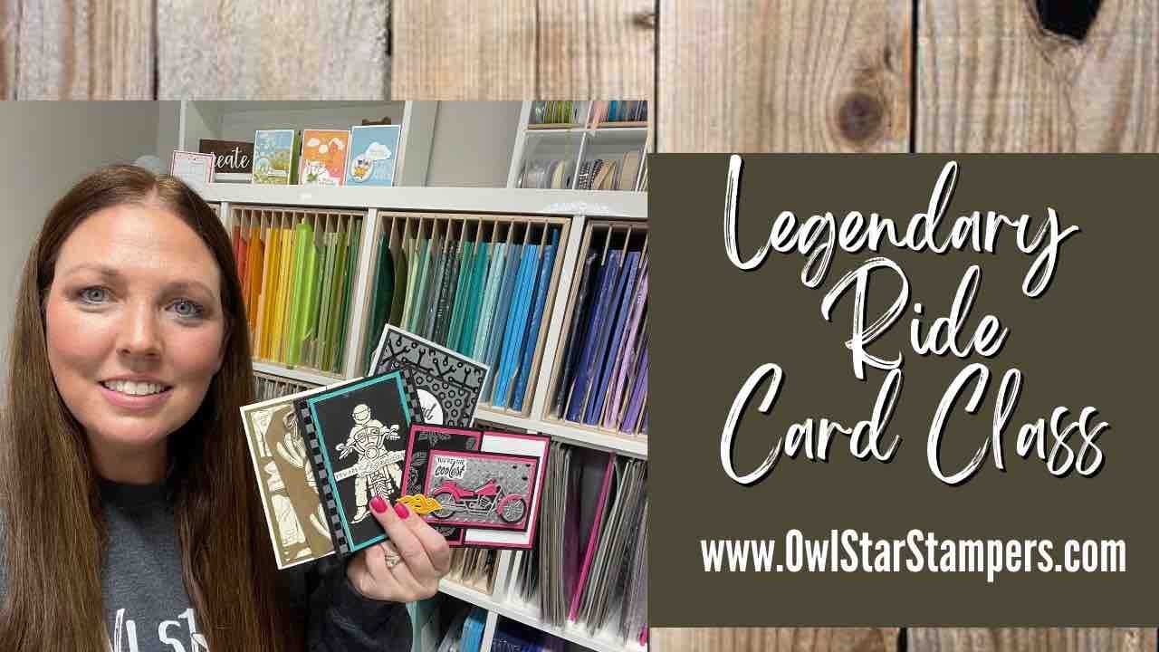 Making 4 Quick and Easy Cards with the Stampin’ Up! Legendary Ride Bundle | DIY Motorcycle Cards