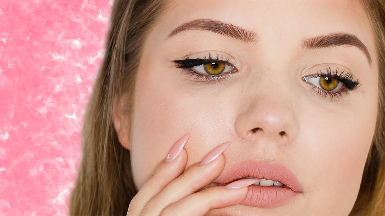 MASCARA, WENKBRAUW & EYELINER ROUTINE! | Kristina K ❤