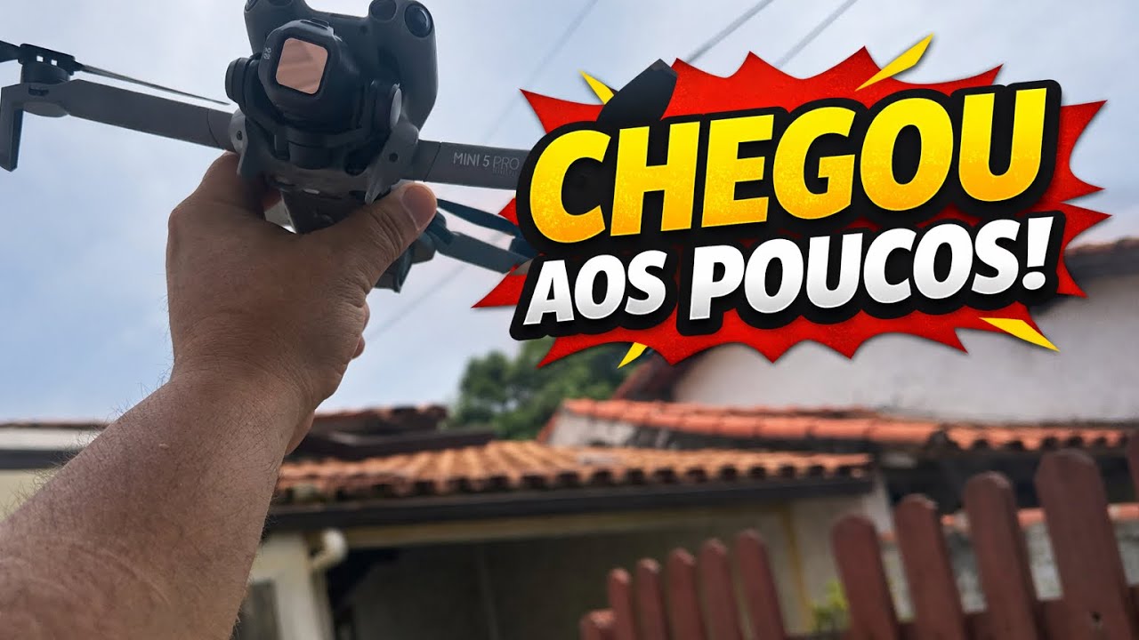 👉 DJI Mini 5 Pro Chegando aos Poucos! Unboxing Completo e Primeiras Impressões