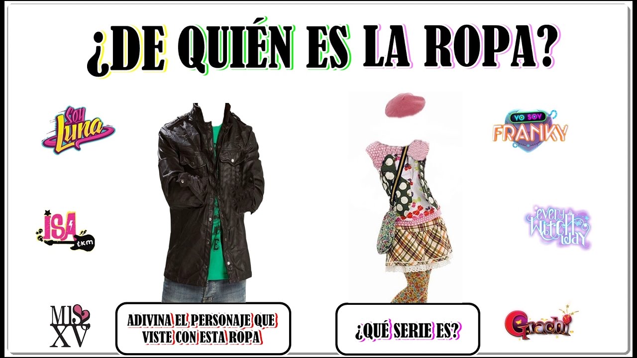 ¿DE QUIÉN ES LA ROPA? - TEST ¡¡¡ADELANTE!!!