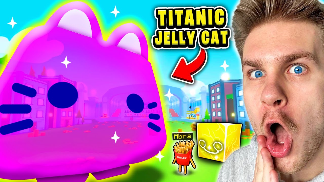 Wydałem 1000 ZŁ 🤑 na NOWY *ŻELKOWY* 🍭 TITANIC PET ⚠️ (TITANIC JELLY CAT) 🎁 w PET SIMULATOR X! 😱