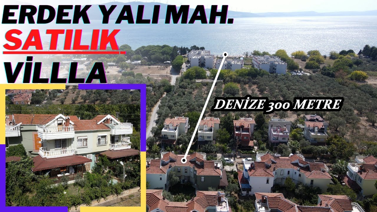 Erdek Yalı Mah. Satılık Villa  #satılık #villa