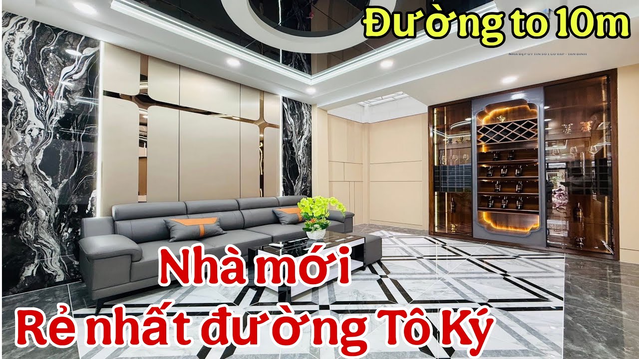 Quá rẻ cho căn nhà xây mới còn xót lại ở trục đường Tô Ký gần phần mềm Quang Trung ,đường to 10m