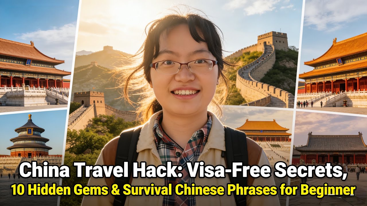 【HSK1-HSK2】2026 China Travel Hack: Visa-Free Secrets 中国旅行43国免签攻略