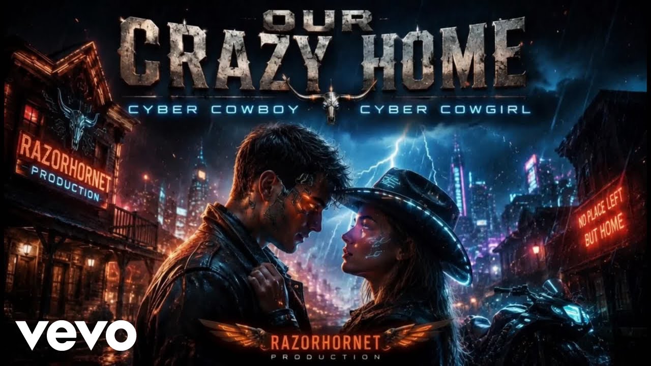 Cyber Cowboy - Our Crazy Home (Official Music Video)
