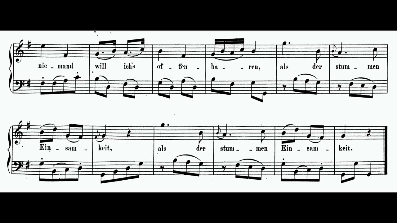 W. A. Mozart - Geheime Liebe, K. 150/125e (Score)*