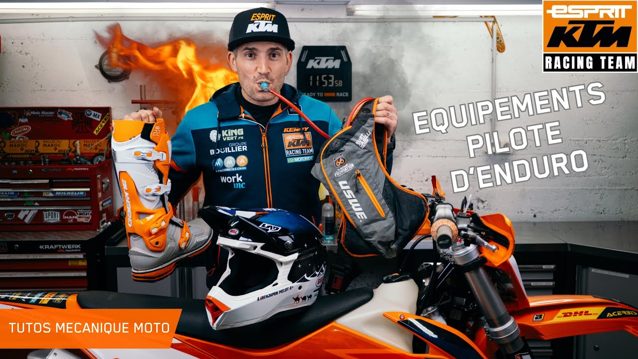 Tuto Moto : Tous les équipements pilotes ENDURO pour partir avec ta KTM