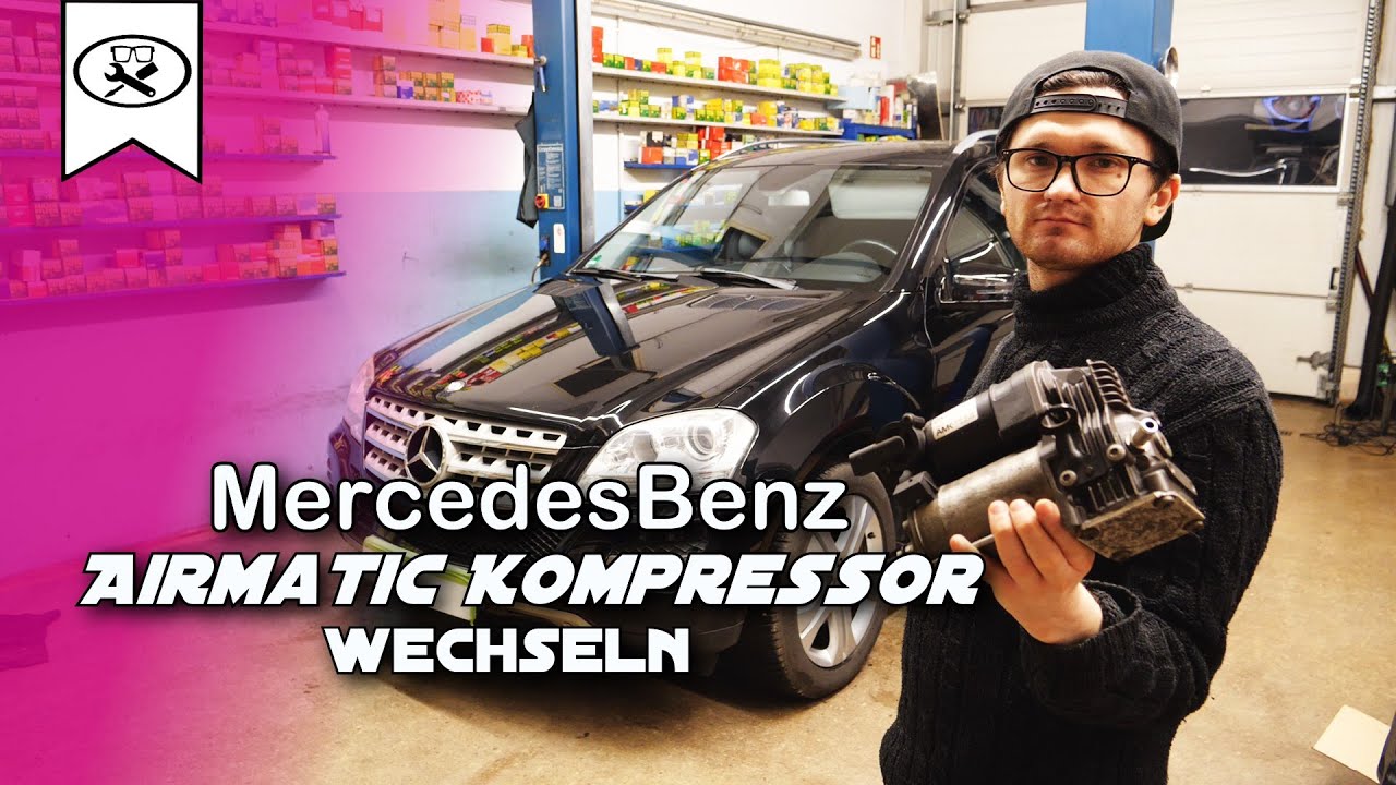 Mercedes Benz W164 Luftfahrwerk Kompressor wechseln | Airmatic Kompressor | VitjaWolf | Tutorial |