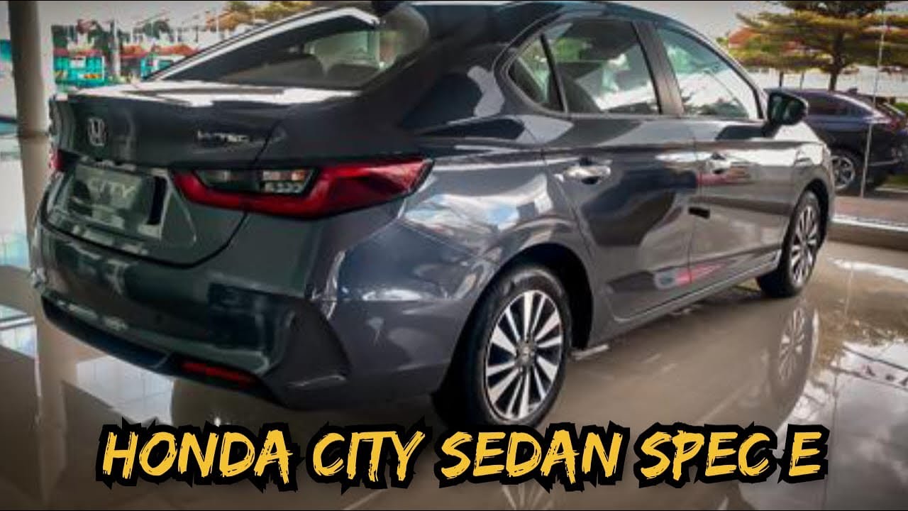 REVIEW HONDA CITY SEDAN SPEC E - ENTRY LEVEL FIRST TIME NAK PAKAI HONDA