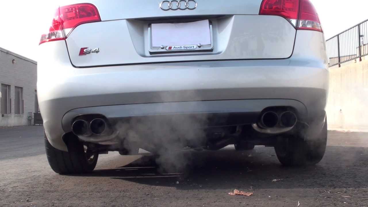 Audi S4 B7 Avant with Catless Milltek DPs and Fast Intentions resonated exhaust