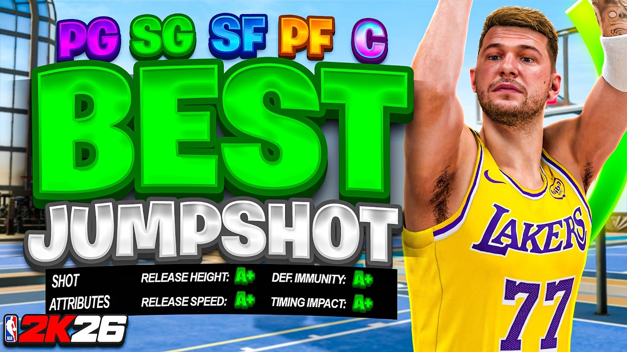 BEST JUMPSHOTS for ALL BUILDS & 3PT RATINGS in NBA 2K26! AFTER PATCH HIGHEST GREEN WINDOW