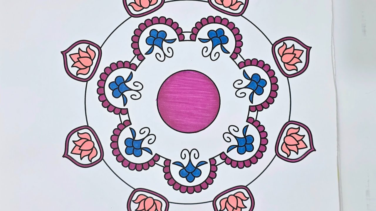 Mandala coloring🎨| S10 |@ColorWithMeOfficial24|#adultcoloring#mandala