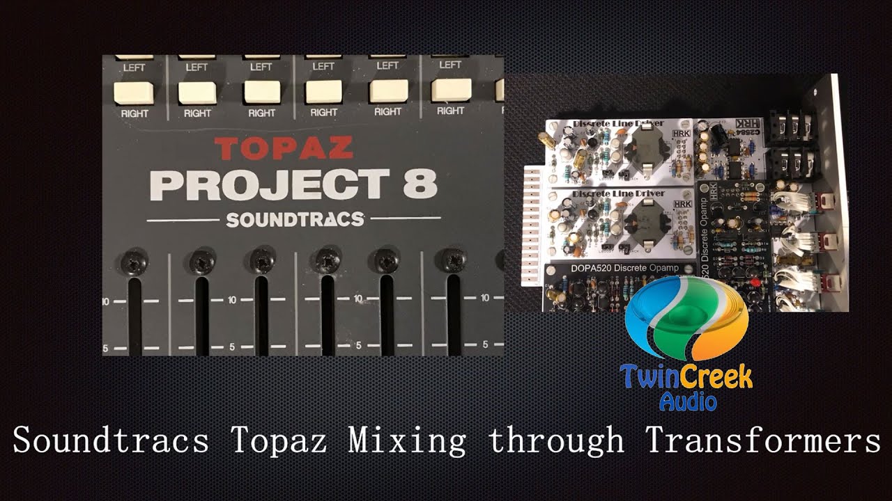 Soundtracs Topaz Mixing through Transformers