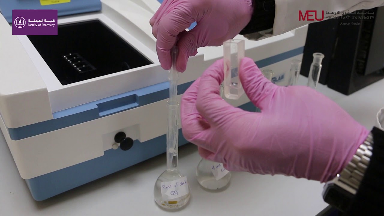 Instrumental Lab - Assay of paracetamol raw material using UV spectroscopy