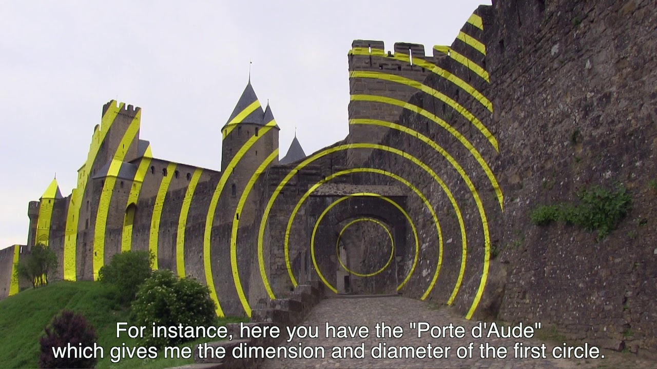 IN SITU 2018 - Felice Varini - cité de Carcassonne