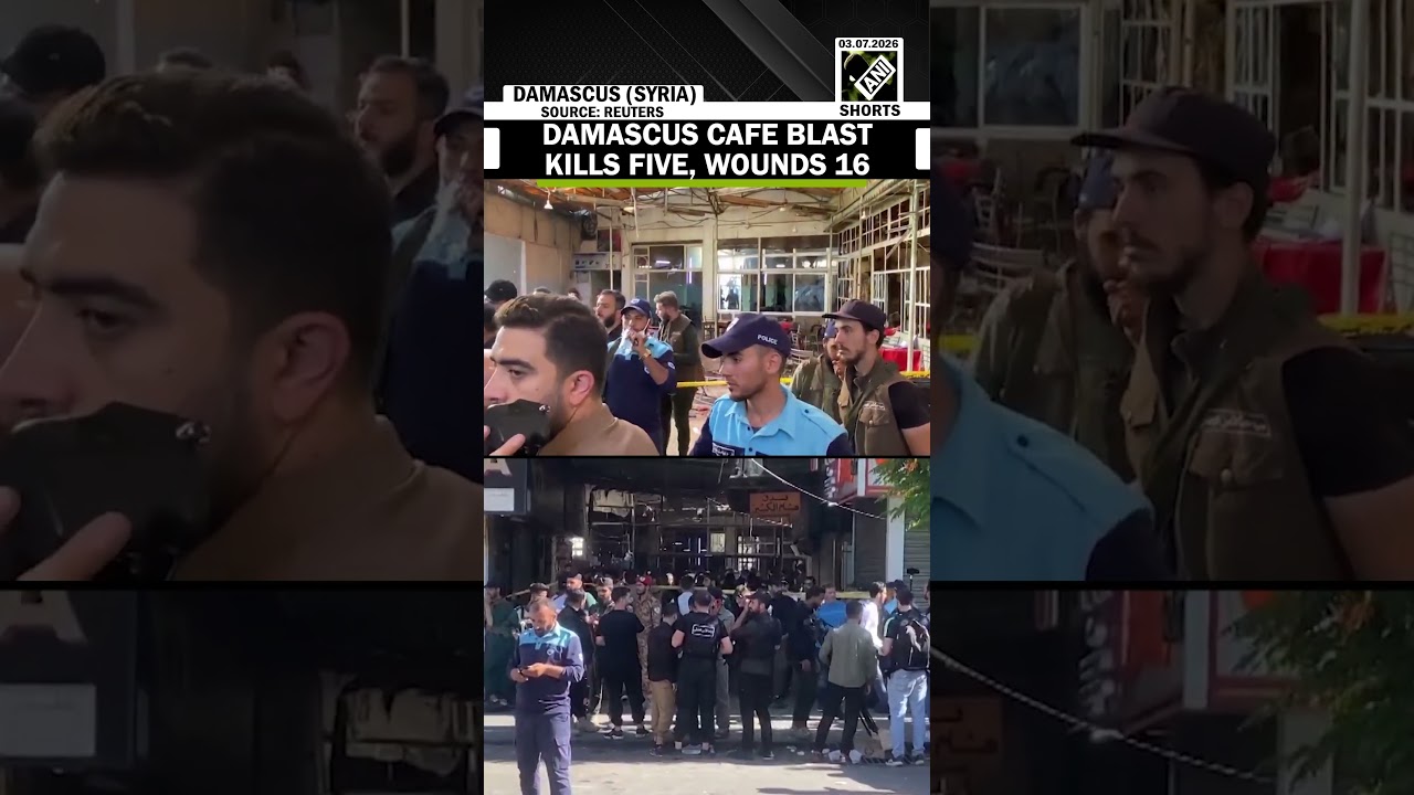 Damascus cafe blast kills five, wounds 16, Syrian state news agency says