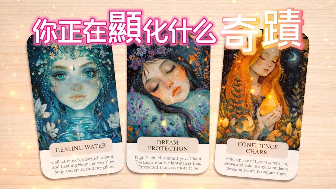 塔羅占卜🔮你正在顯化什麼奇蹟?