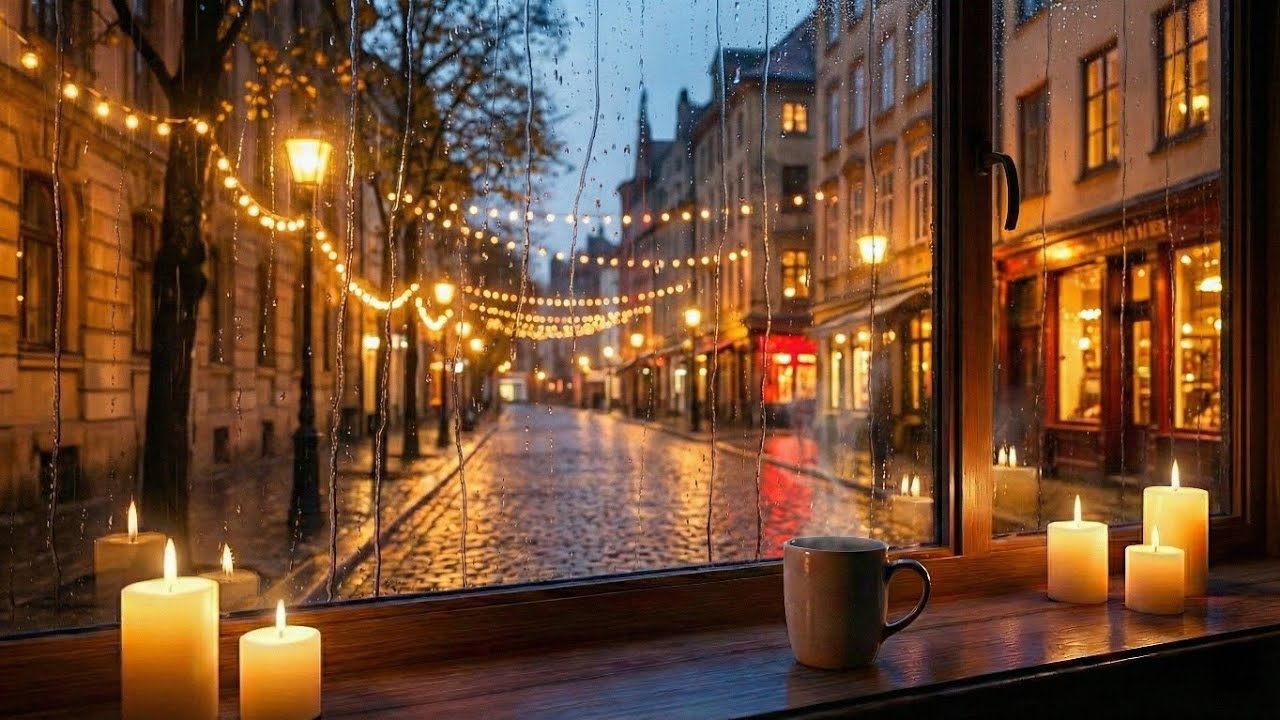 Midnight Rain in the City 🕯️ Relaxing Music for Focus, Study & Stress Relief