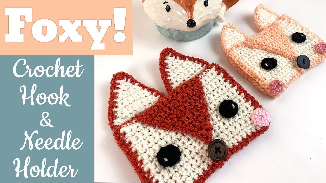 Crochet Hook Holder Tutorial | Crochet Fox Needle Case [Beginner Friendly]