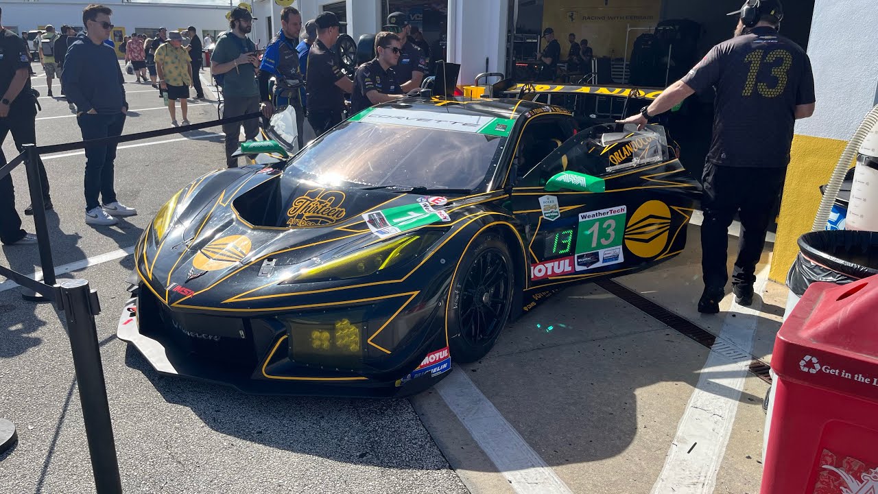 IMSA GTD garage!