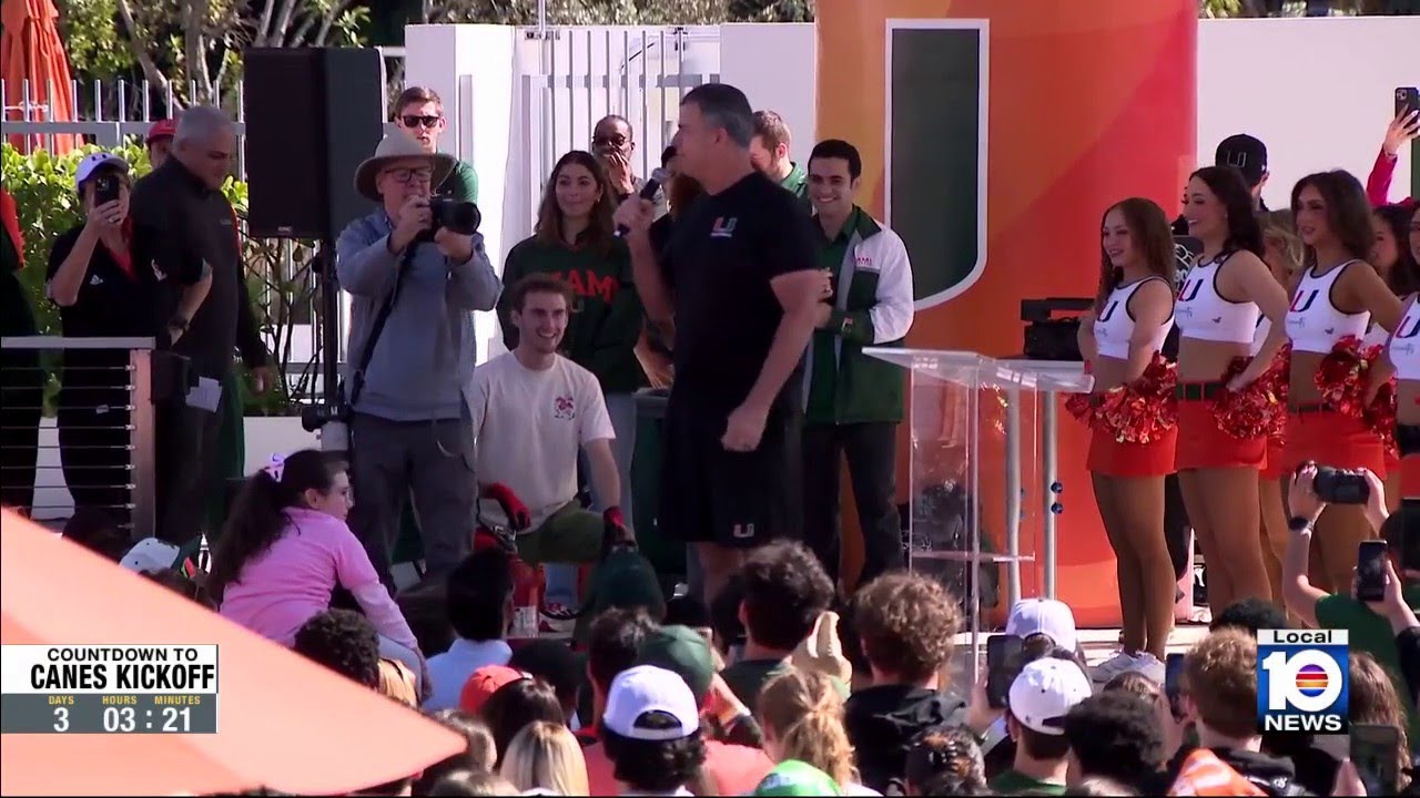 Cristobal tells UM students, fans to 'just bring it' as Canes get ready for national title game