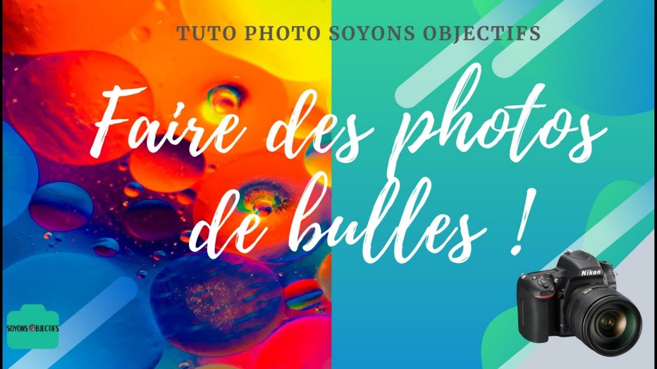 Tuto photo bulles d'huile