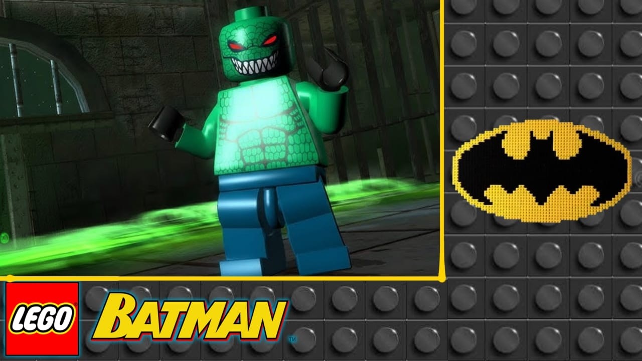 INDO PARA OS ESGOTOS ATRÁS DO CROCODILO| Lego Batman