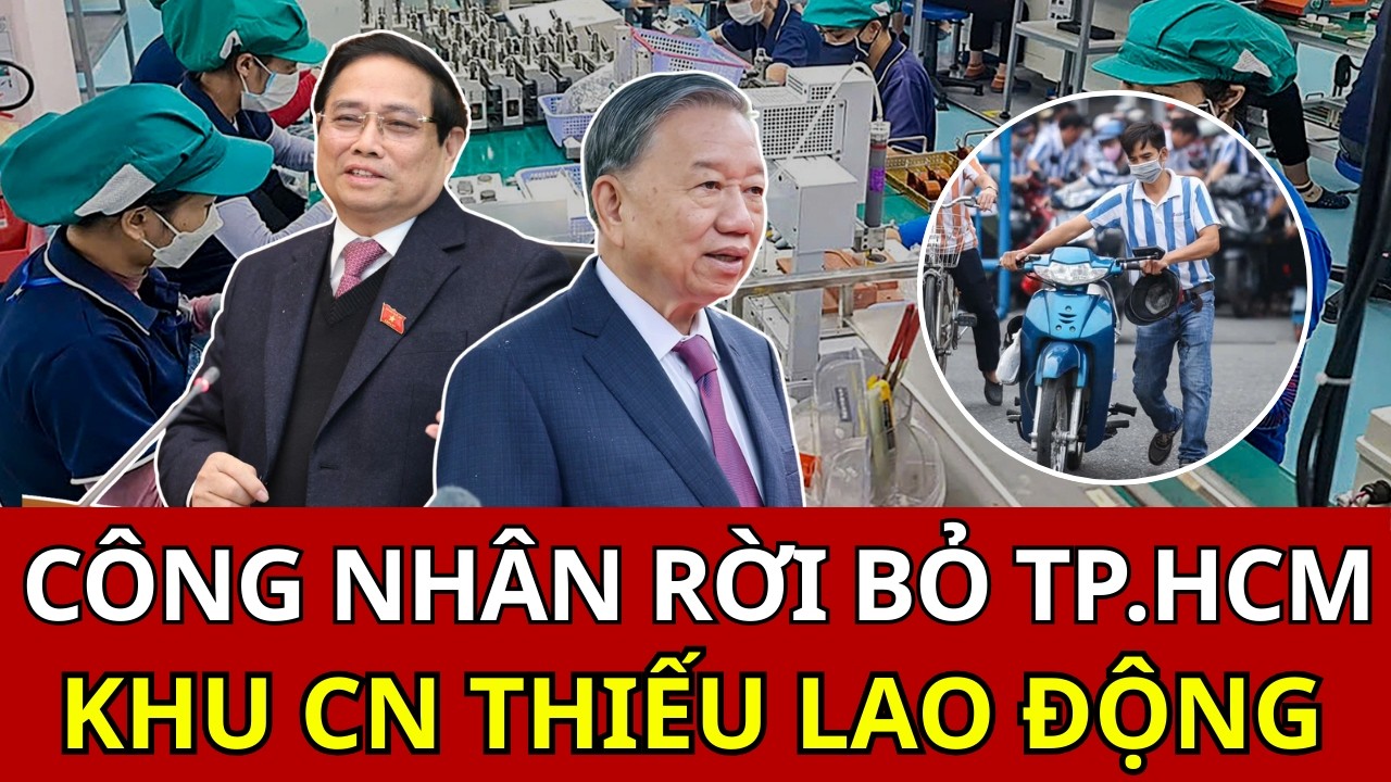 Sát Tết 2026, Công Nhân TP.HCM Ồ Ạt Rời Khu Công Nghiệp Dù Việc Làm Tăng Mạnh – Điều Gì Đang Xảy Ra?