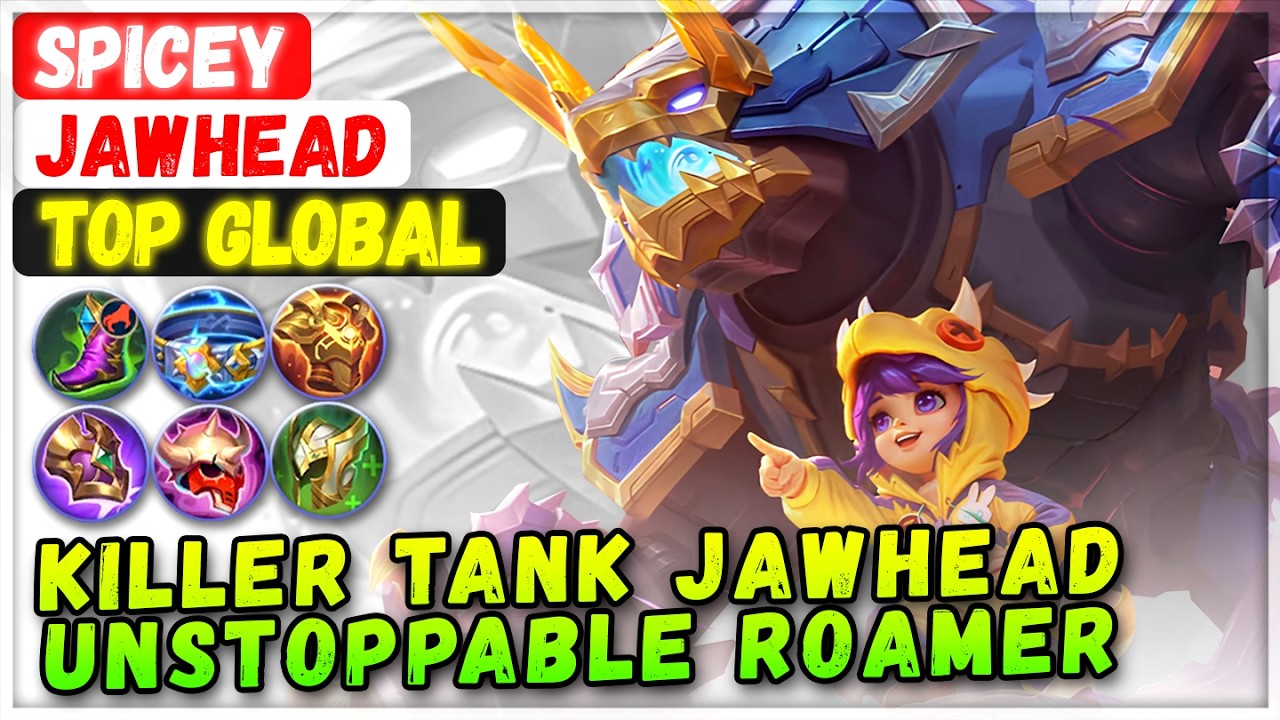 Killer Tank Jawhead Unstoppable Roamer [ Top Global Jawhead ] ᴋᴀꜱꜱQᴛ'ᴢ - Mobile Legends Build