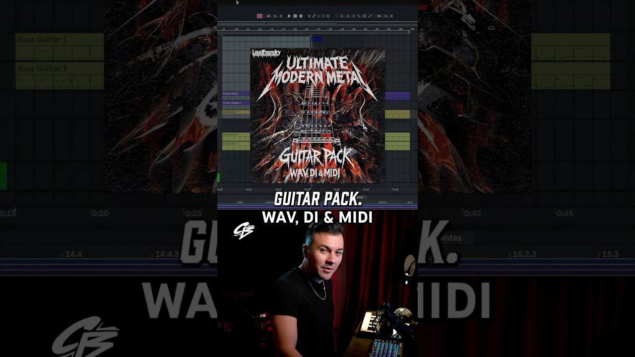 The Ultimate Modern Metal Guitar Pack from @LoudFoundry  includes over 1600 WAV, DI & MIDI files!
