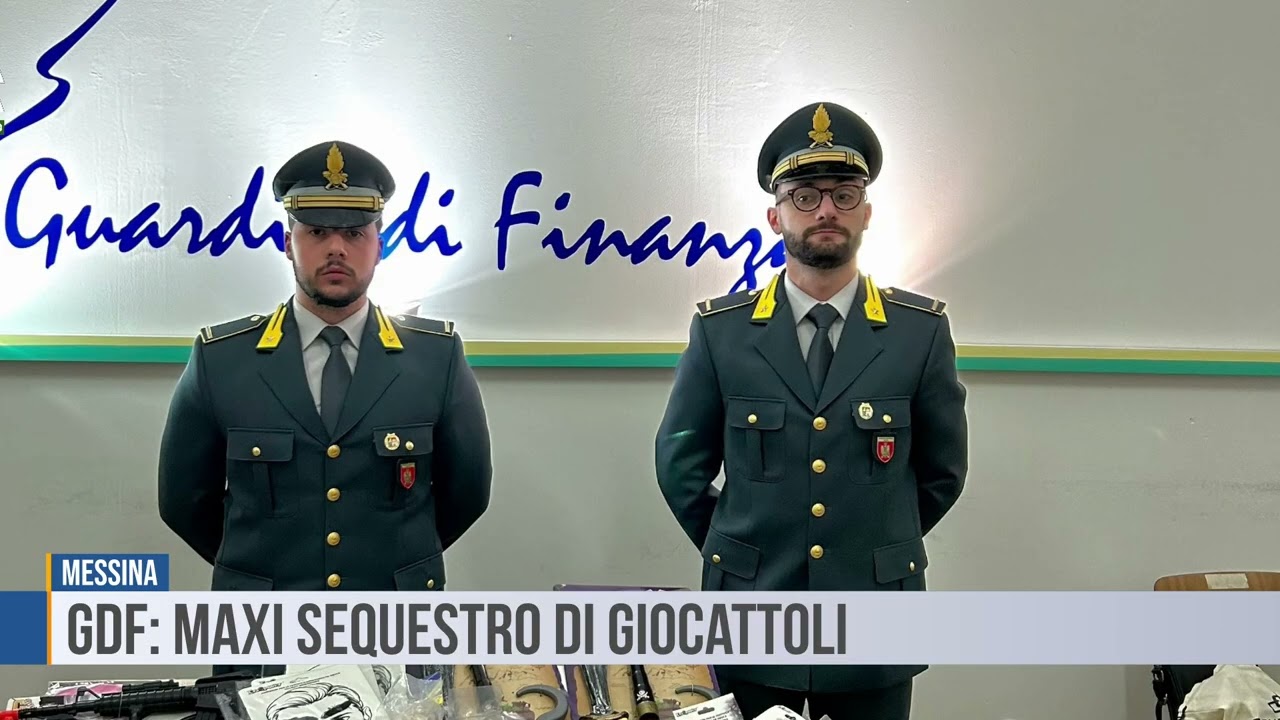 Messina: GdF. Maxi sequestro di giocattoli