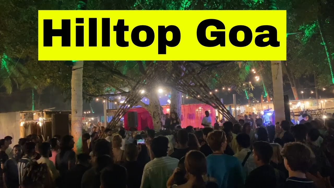 Hilltop Vagator Goa 2023, The Goa Collective Bazaar.  #hilltopgoa #goa