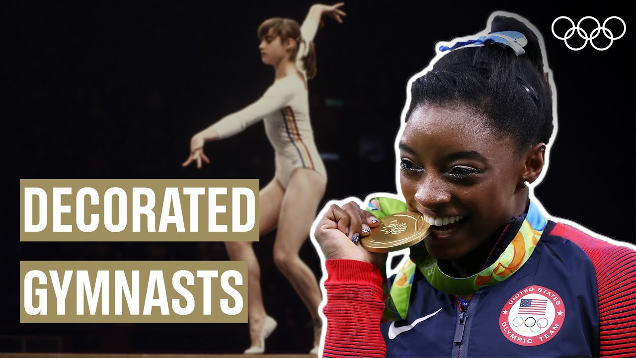 10 most medalled female gymnasts ever!🤸🏻‍♀️