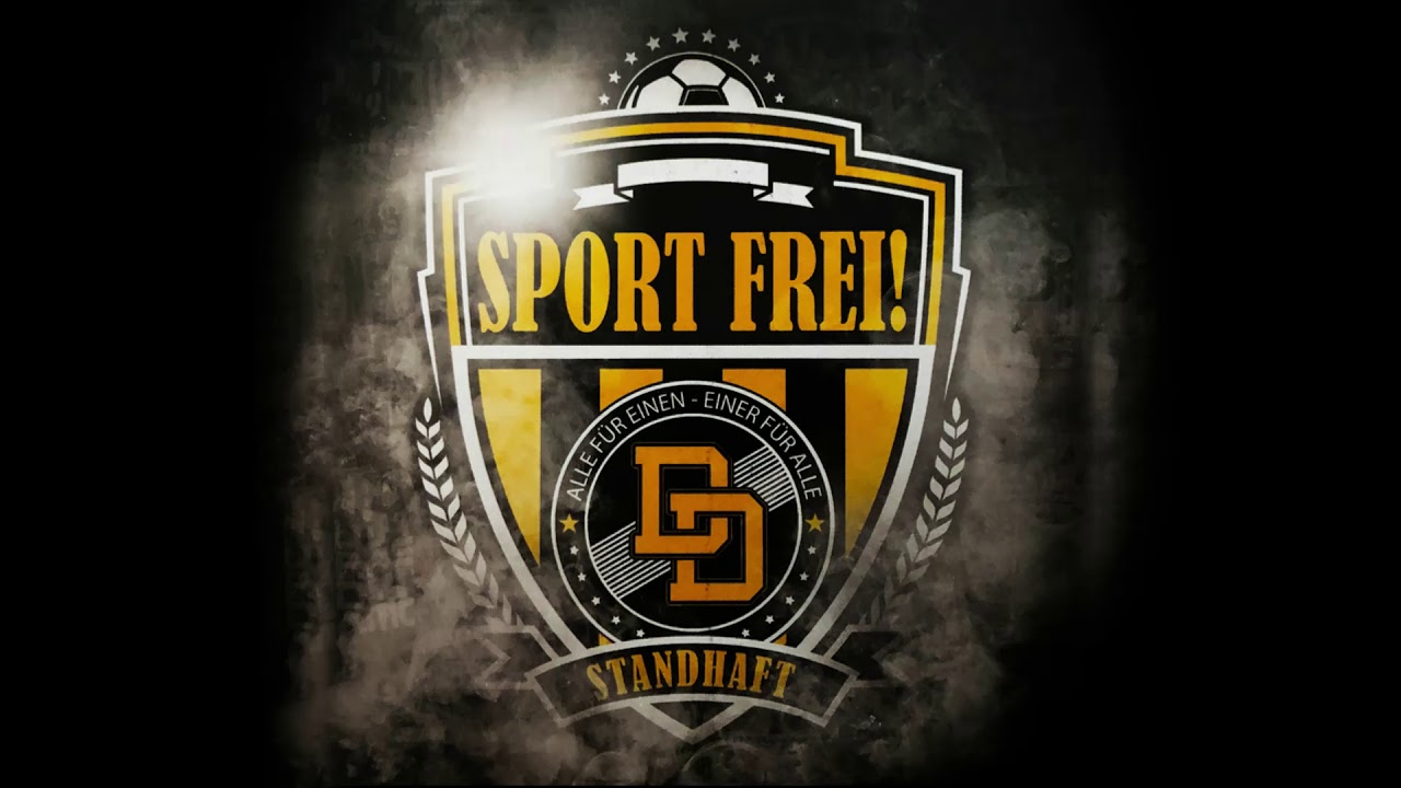 weißes D - Dynamo Dresden - Sport Frei!