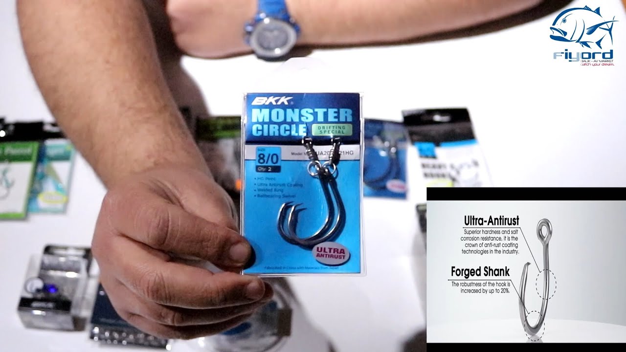 165 Yıllık Balık İğnesi Devi BKK Hooks Dolu Dolu İğne İncelemesi Assist İpi Jig Hooks Monster Circle