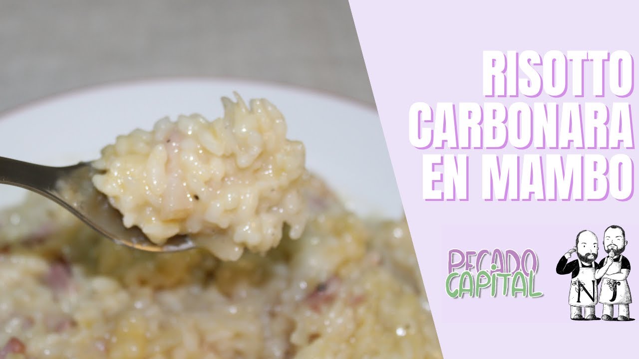 RISOTTO carbonara receta paso a paso - Recetas Mambo Cecotec #05
