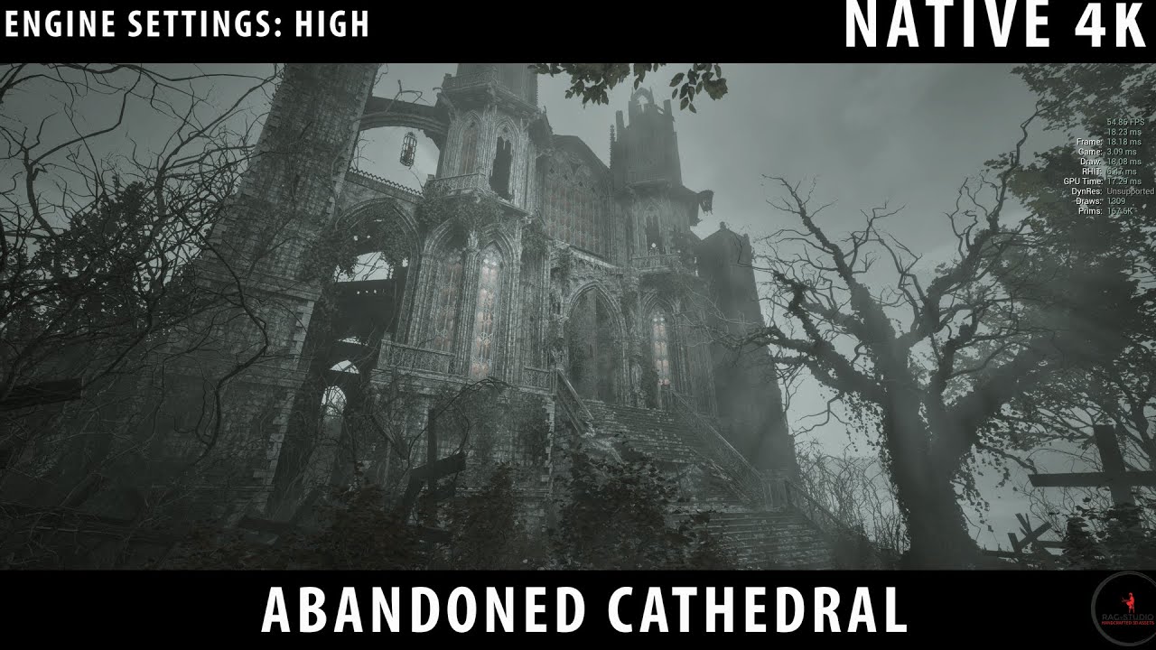UE5 | Abandoned Cathedral Showcase